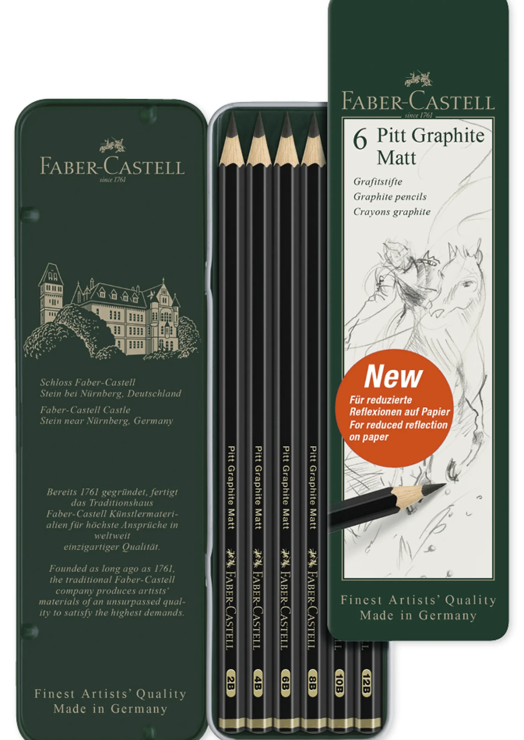 Set Faber-Castell "Pitt Graphite Matt", 6-tlg.
