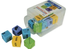 Set Flüster-Würfel "Brüche", 4,3 cm, 16-tlg.