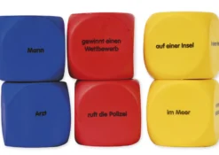 Set Flüster-Würfel 6-tlg. Deutsch 