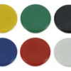 Set Haft-Magnete farbsortiert, 24 mm ø, 50-tlg.