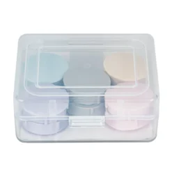 Set Haft-Magnete 27 mm ø in Box, 10-tlg., pastelfarben