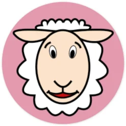 Set Magnet-Wende-Plättchen "Tier-Gesichter"