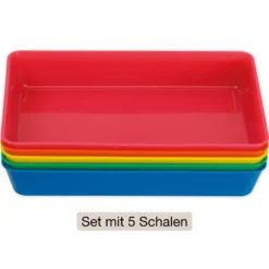 Set Materialschalen L, 5-tlg.
