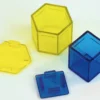 Set Mini-Geometrie-Körper transparent, 40-tlg.