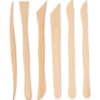 Set Modellierwerkzeug aus Holz, 6-tlg.