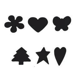 Set Motiv-Stanzer für Moosgummi, 3-tlg.