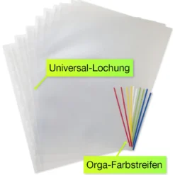 Set Prospekt-Hüllen A4-Extra, 10-tlg.