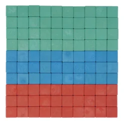 Set Rechen-Würfel, 2x2 cm, 100-tlg. "Montessori Premium"