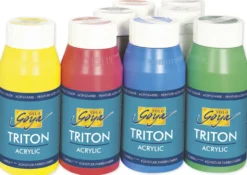 Set SOLO GOYA Triton Acryl-Farben, 8 x 750 ml