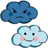 Set Wetter-Fensterfolien A3, 6-tlg., statisch