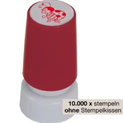 Siebdruck-Stempel „Marienkäfer“