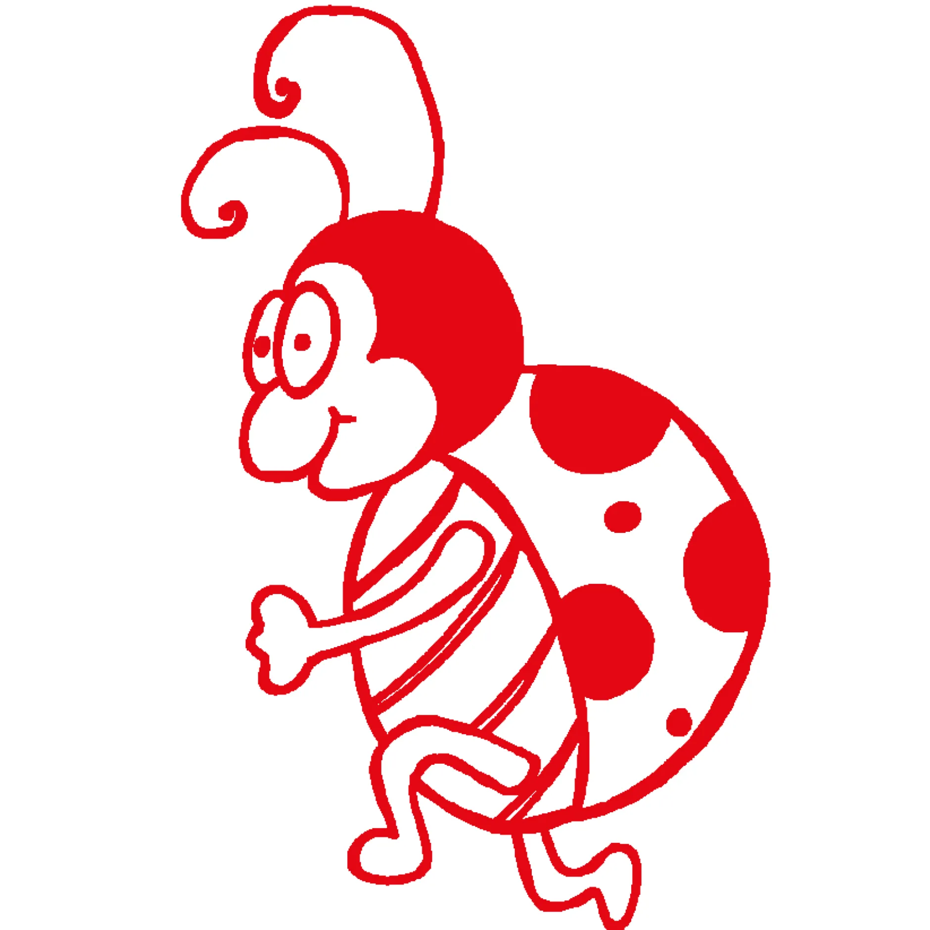 Siebdruck-Stempel „Marienkäfer“