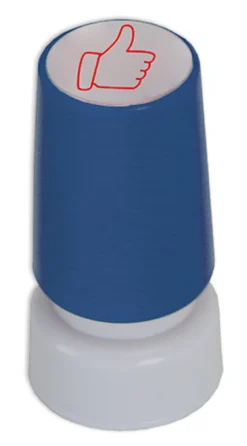 Siebdruck-Stempel "Perpetuum", "Daumen modern"