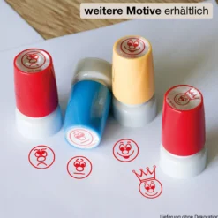 Siebdruck-Stempel "Perpetuum", "Gesicht neutral"