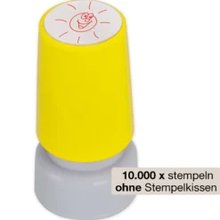 Siebdruck-Stempel "Perpetuum", "Sonne"