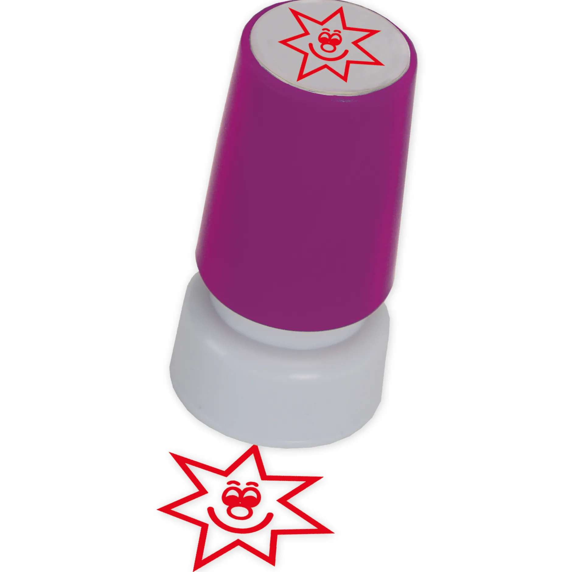 Siebdruck-Stempel "Perpetuum", "Stern"