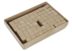 Soma-Holz-Würfel natur, 150 Einzelwürfel, RE-Wood