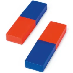 Stabmagnet 8 cm 2er-Set, kunststoffummantelt