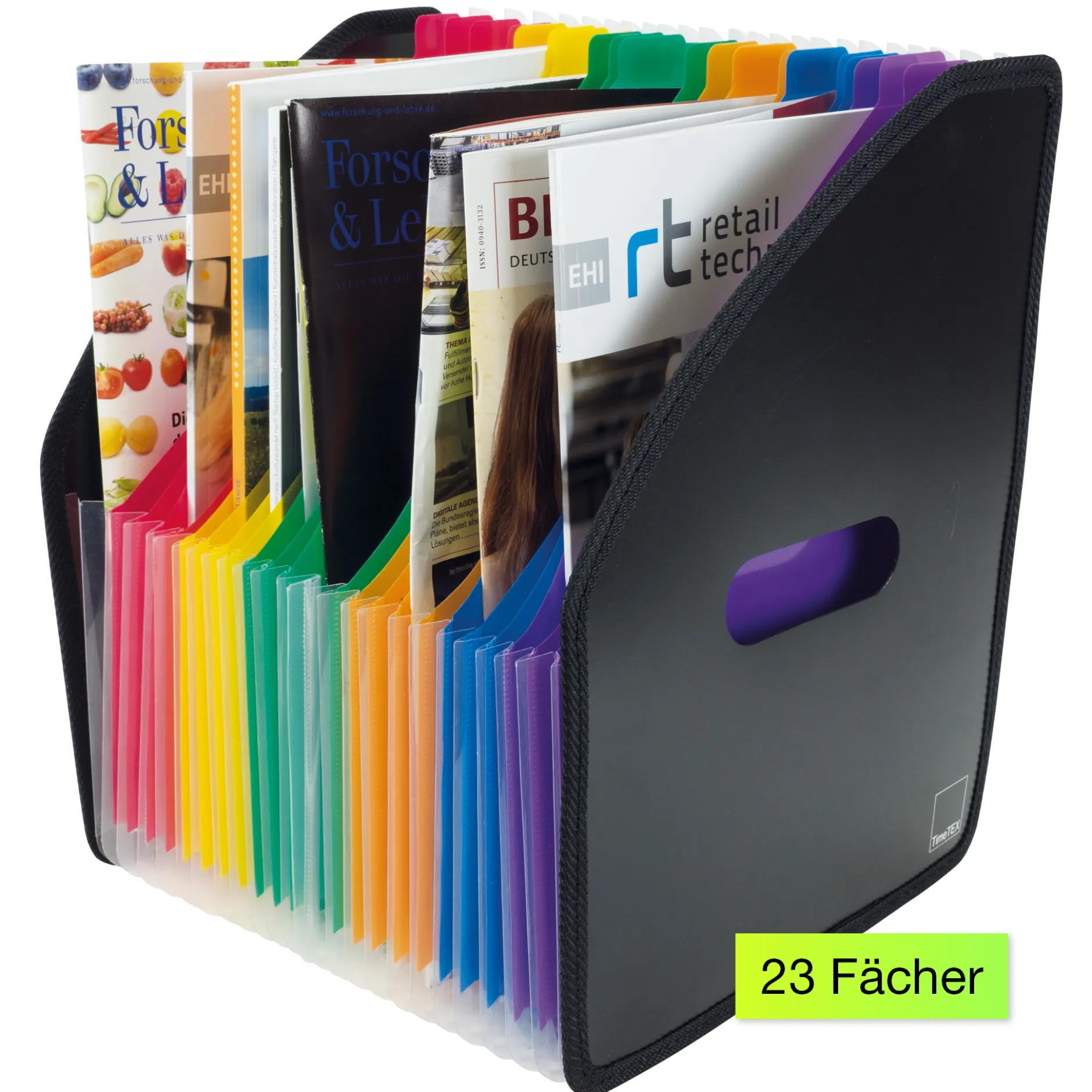 Stehsammler "Fächerstar" A4, 23 Fächer