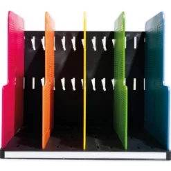 Stehsammler "Regenbogen", 4 Fächer, variabel