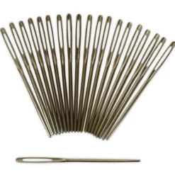 Sticknadeln mit stumpfer Spitze, 7 cm lang, 20 Stück