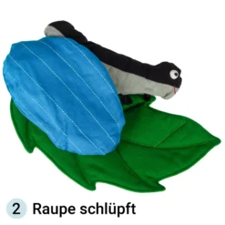 Stoffmodell Lebenszyklus Schmetterling (3-tlg.)