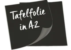 Tafelfolie A2 selbstklebend, schwarz, 2 Stück