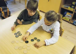 Tafelscheiben "Spielerfinder", 20-tlg., im Stoffbeutel
