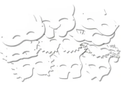 Tiermasken aus Papier, 30 Stück