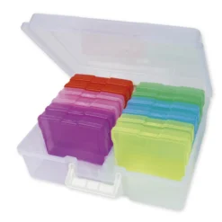TimeTEX Farb-Boxen im Koffer, transparent, 13-tlg.