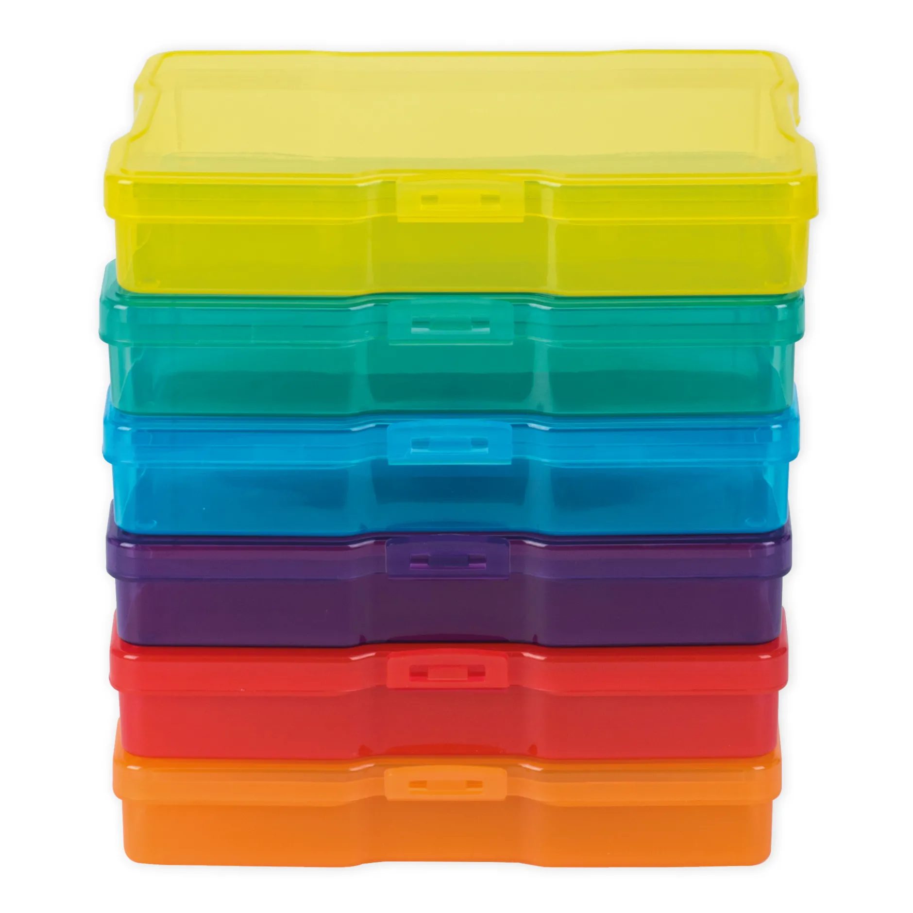 TimeTEX Farb-Boxen in der Box, transparent, 7-tlg.