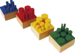 TimeTEX Farbige Zylinder "Montessori Premium"