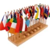 TimeTEX Flaggenständer Europa "Montessori Premium"