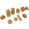 TimeTEX Geheimnisvoller Beutel mit geometrischen Formen, 22-tlg. "Montessori-Premium"