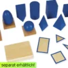 TimeTEX Geometrische Grundtäfelchen im Kasten "Montessori Premium"