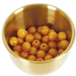 TimeTEX Goldschälchen für die Einerperlen, Metall 