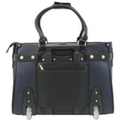 TimeTEX Handtaschen-Trolley "Bella", blau-schwarz