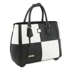 TimeTEX Handtaschen-Trolley "Bella", schwarz-weiß