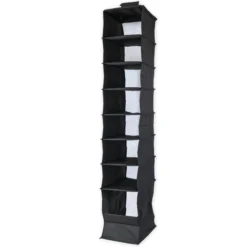 TimeTEX Hänge-Regal "Origami" A4 mit 8 Fächern, aus Nylongewebe, schwarz
