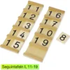 TimeTEX Kasten mit farbiger Perlentreppe und Zehnerstangen, lose Perlen "Montessori Premium"