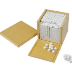 TimeTEX Kasten mit 1000 Kuben "Montessori Premium"
