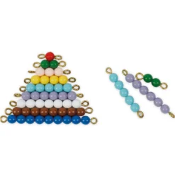 TimeTEX Kasten mit Perlenstäbchen für das Multiplikationsbrett "Montessori Premium"