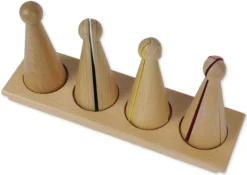 TimeTEX Kegel zum Bruchrechnen "Montessori Premium"