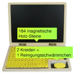 TimeTEX Lese-Klapp-Computer, 189-tlg., Holz, magnetisch