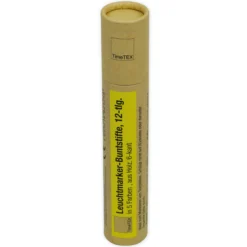 TimeTEX Leuchtmarker-Buntstifte aus Holz, sechskant, 12-tlg. in 5 Farben