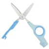 TimeTEX Multifunktions-Schere 2in1, mit Cuttermesser, blau