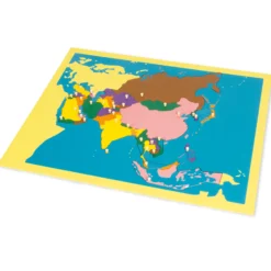 TimeTEX Puzzlekarte Asien 