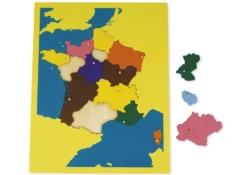 TimeTEX Puzzlekarte Frankreich 