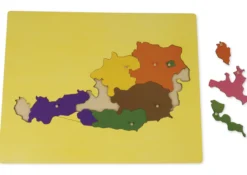 TimeTEX Puzzlekarte Österreich 