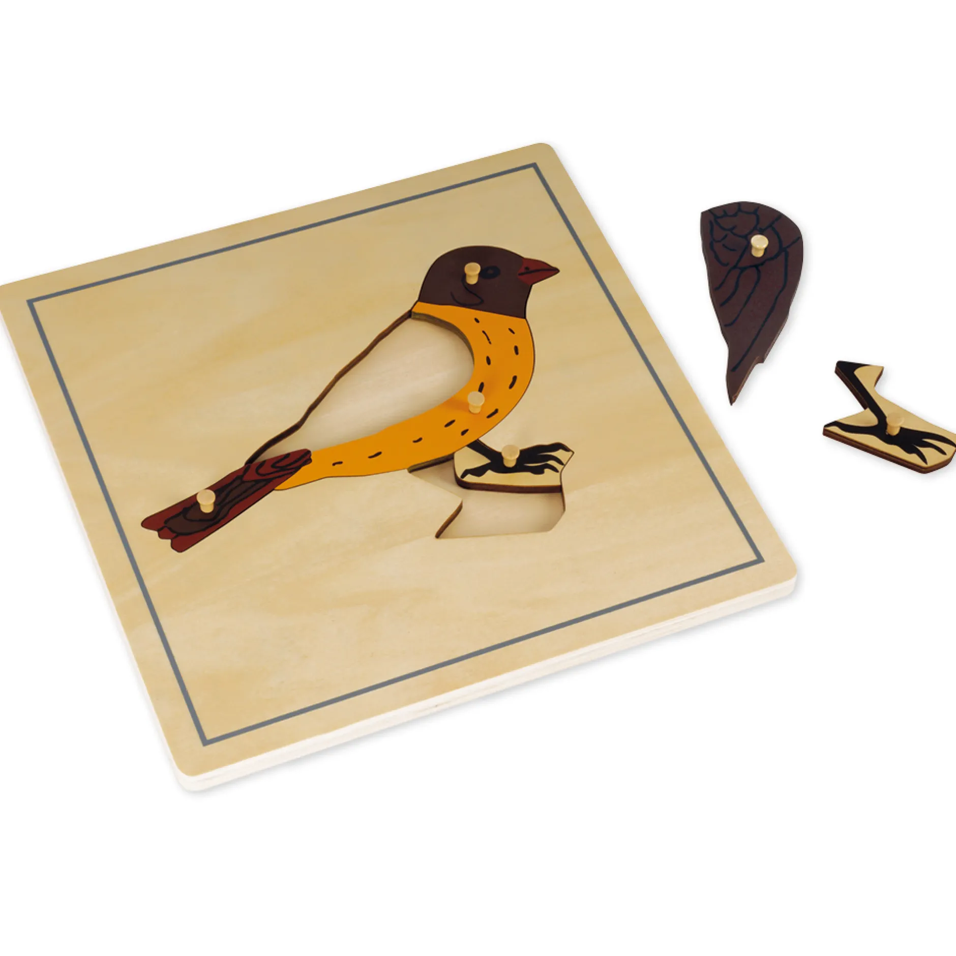 TimeTEX Puzzle Vogel "Montessori Premium"